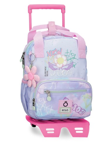 MOCHILA ADAP. 28CM. C/CARRO. ENSO NEW VIBES